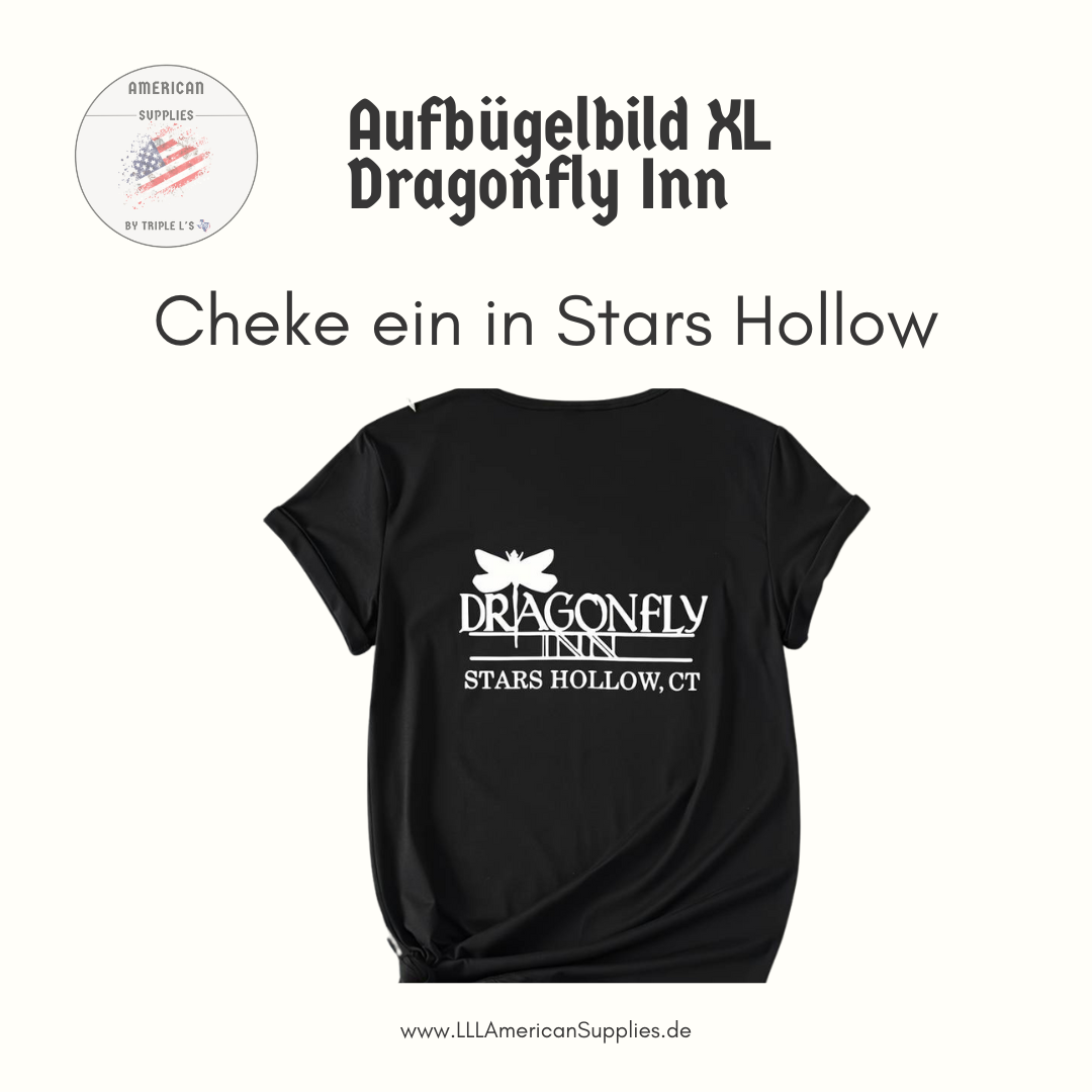 Dragonfly Inn Bügelbild XL -DIY Bügelbild - Stars Hollow