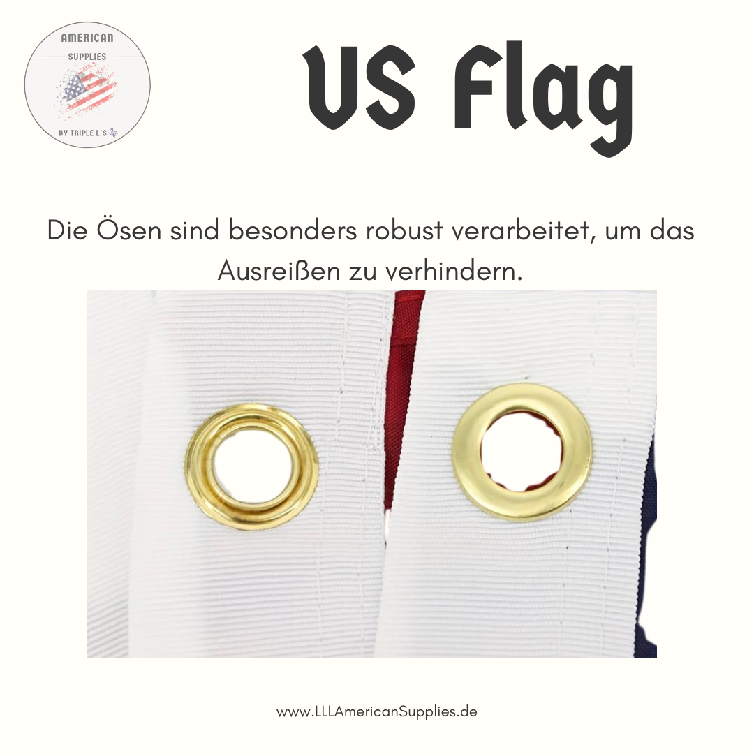 Amerikanische Flagge -US Flag -Polyester- American Flag 91.44 x 152.4 cm