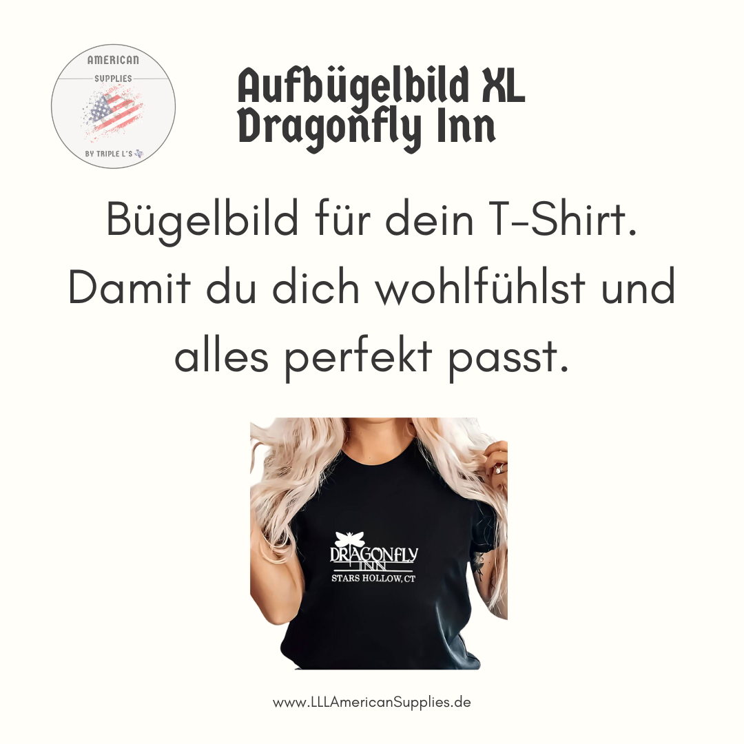Dragonfly Inn Bügelbild XL -DIY Bügelbild - Stars Hollow