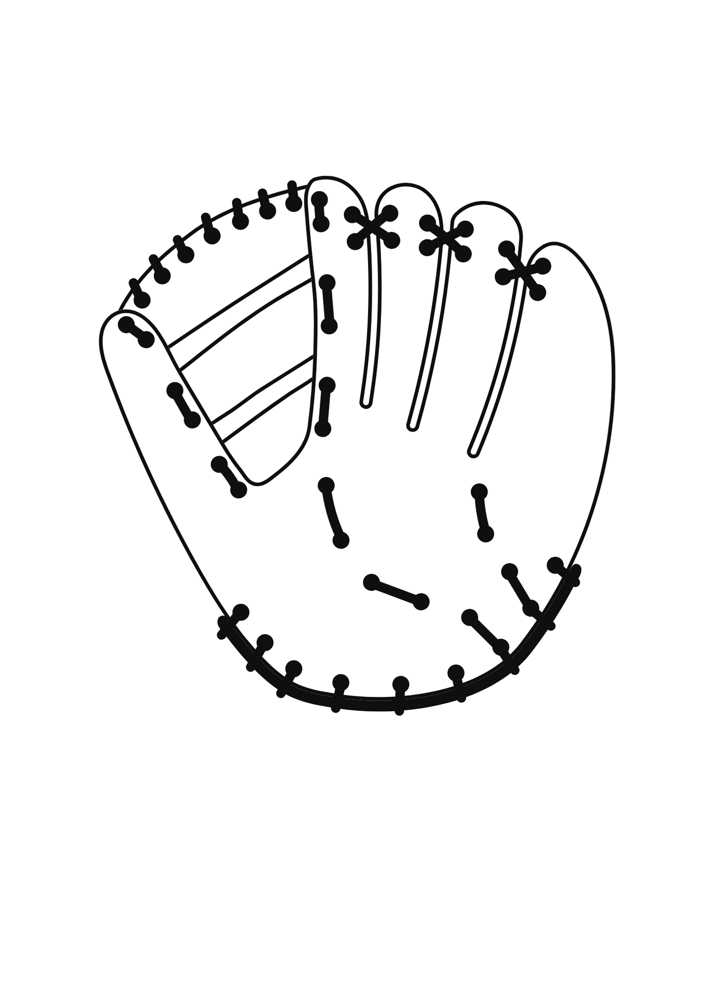 Mein Mini Baseball Ausmalbuch
