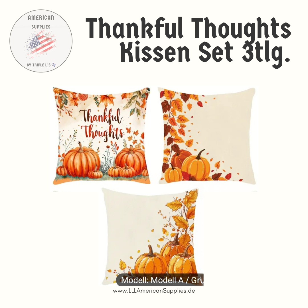 Thankful Thoughts Kissen 3 tlg.