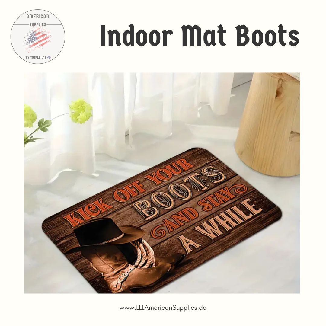 Kick Off Your Boots Fußmatte – Western Flair für dein Zuhause