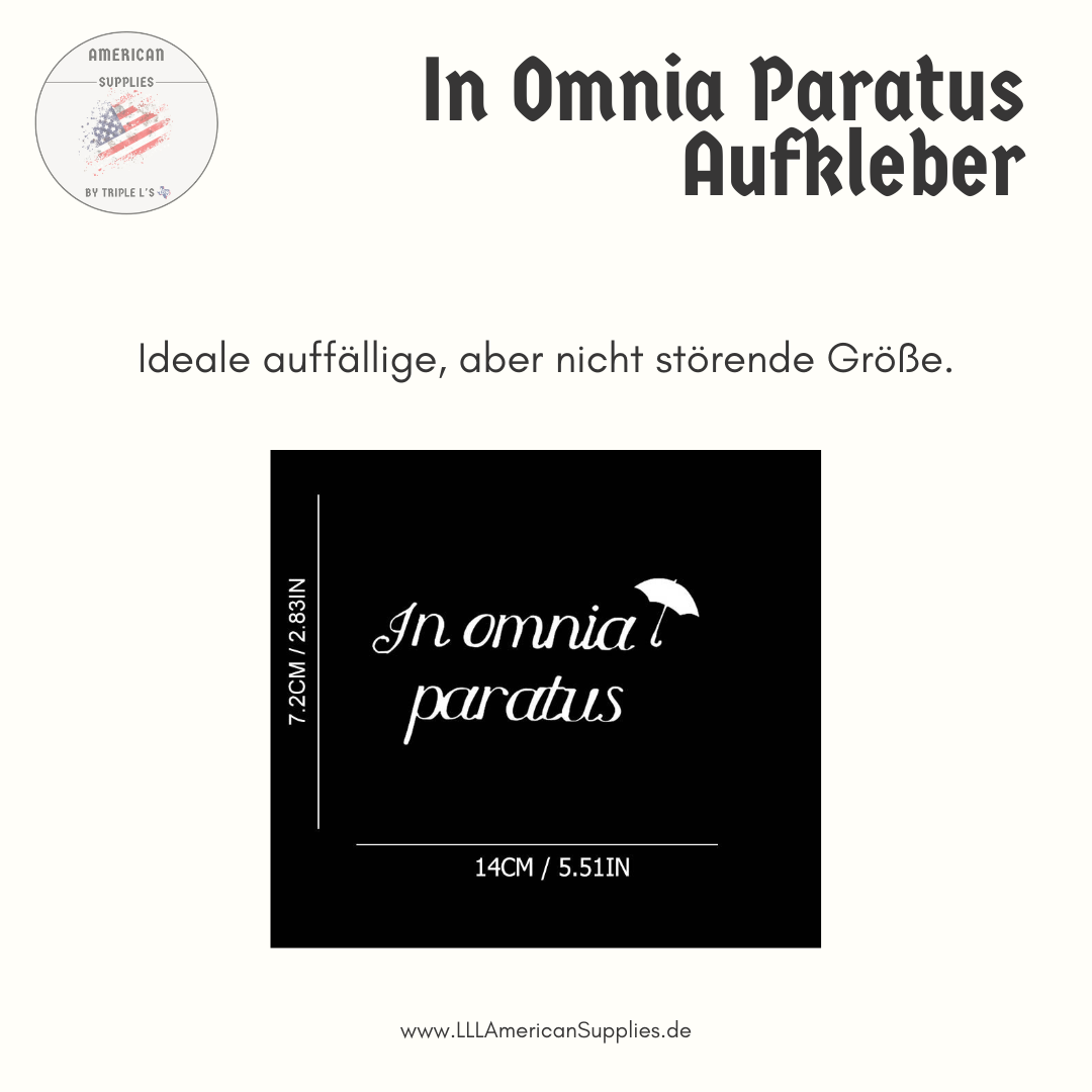 Gilmore Girls Aufkleber -In Omnia Paratus-