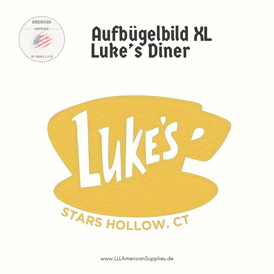 Luke's Diner Bügelbild XL -DIY Bügelbild - Gilmore Girls