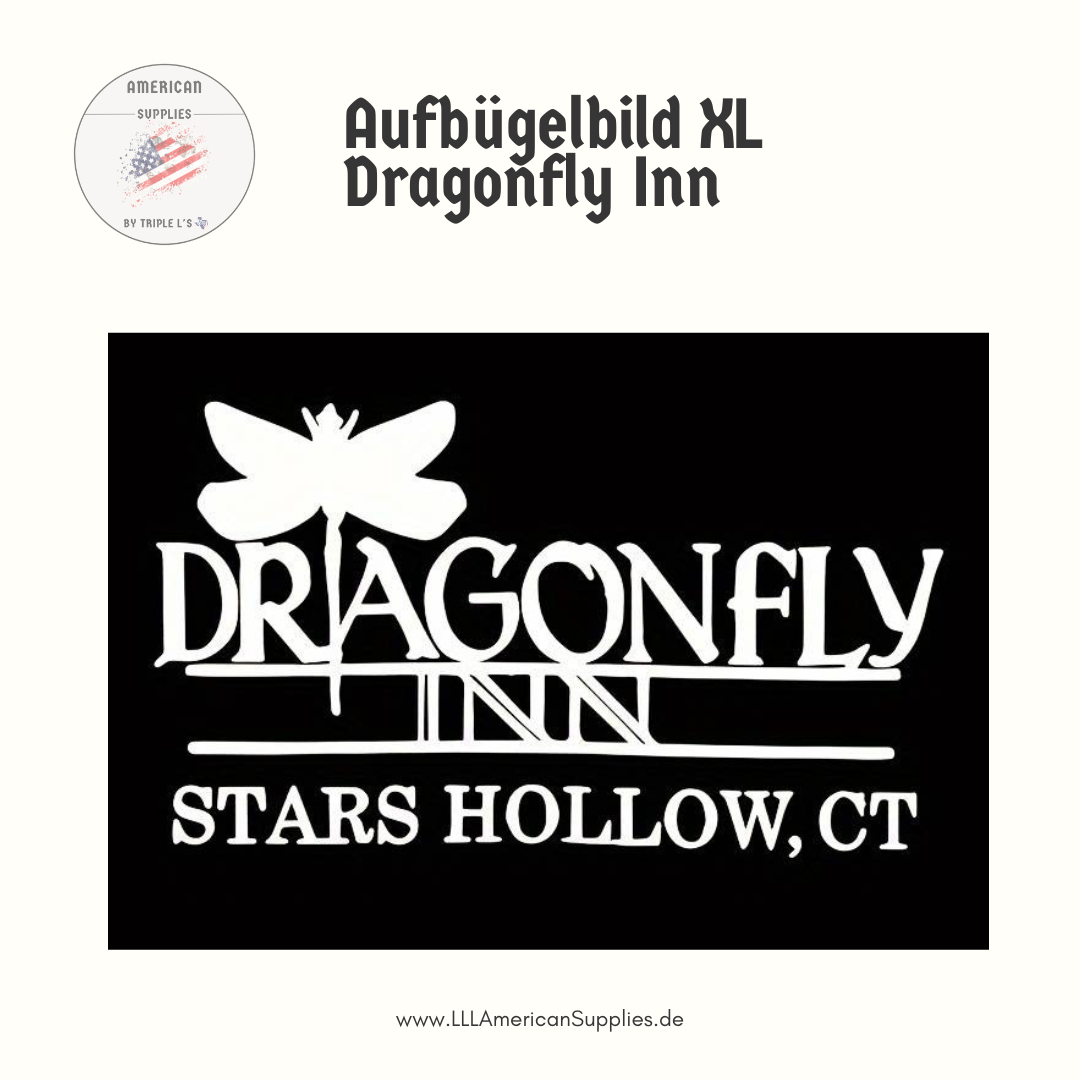 Dragonfly Inn Bügelbild XL -DIY Bügelbild - Stars Hollow