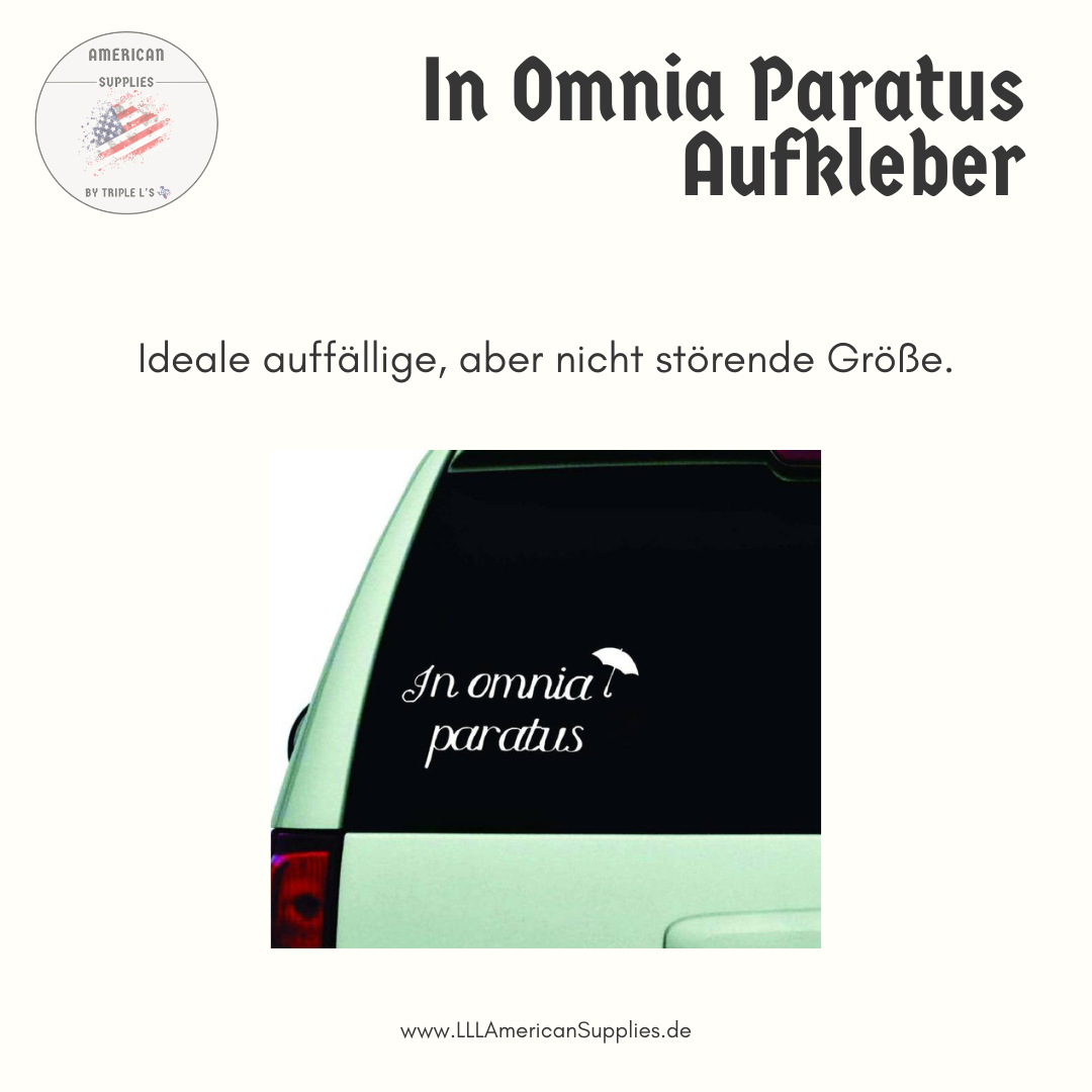Gilmore Girls Aufkleber -In Omnia Paratus-