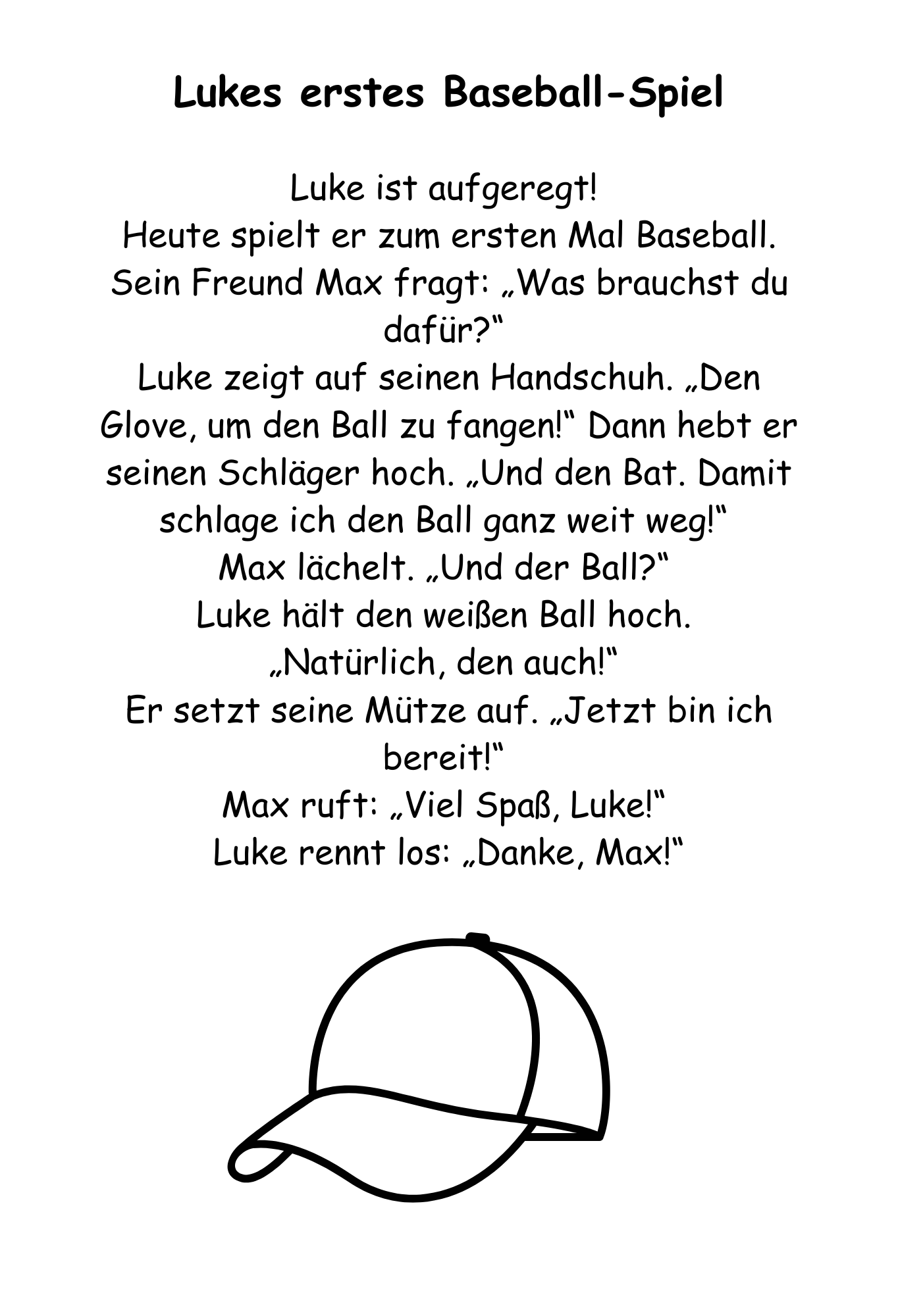 Dein 1. Baseball Mal & Lernbuch