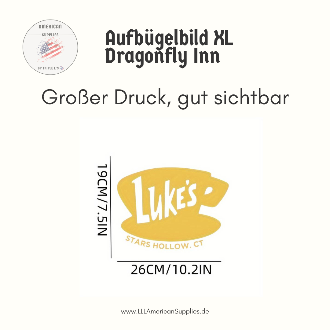 Luke's Diner Bügelbild XL -DIY Bügelbild - Gilmore Girls