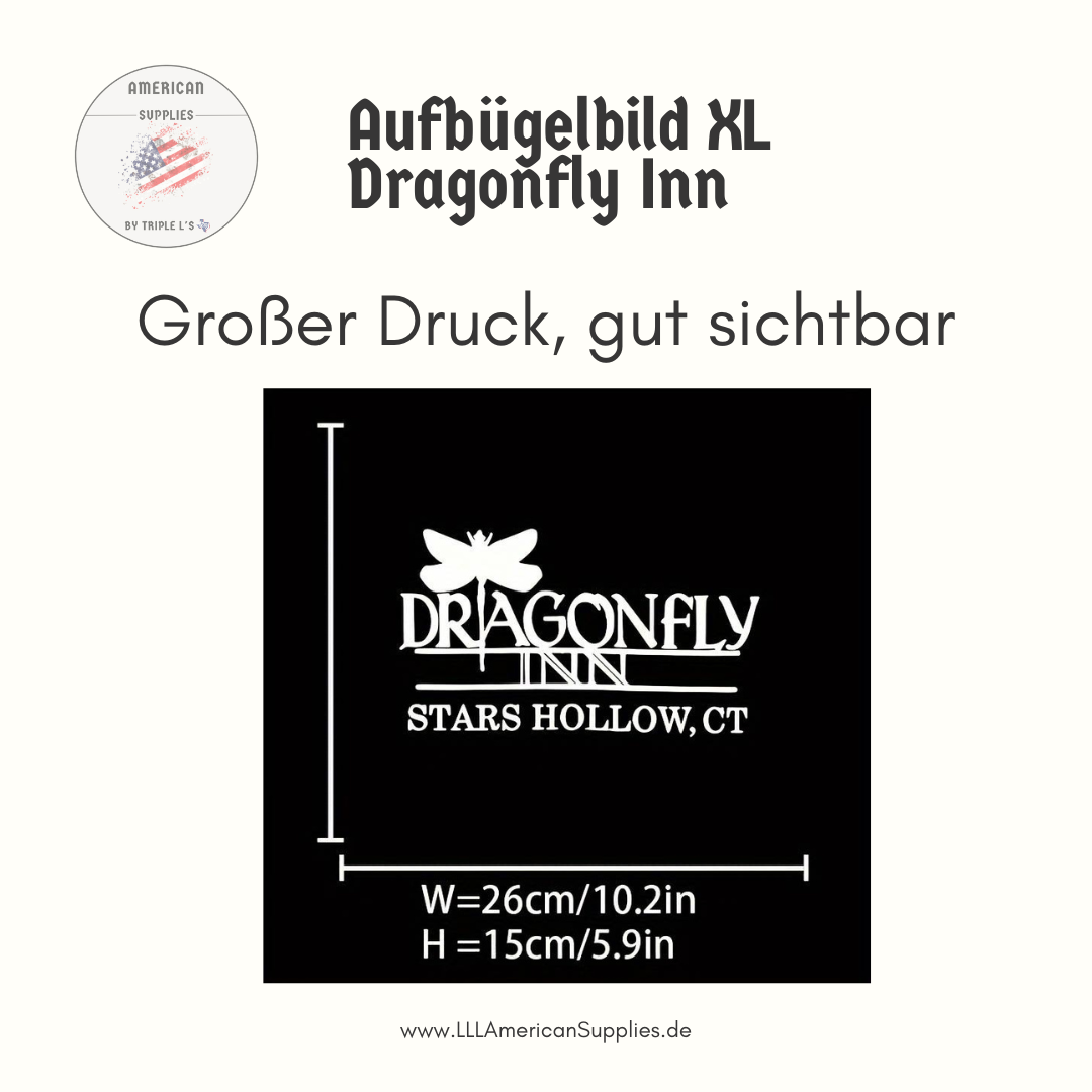 Dragonfly Inn Bügelbild XL -DIY Bügelbild - Stars Hollow