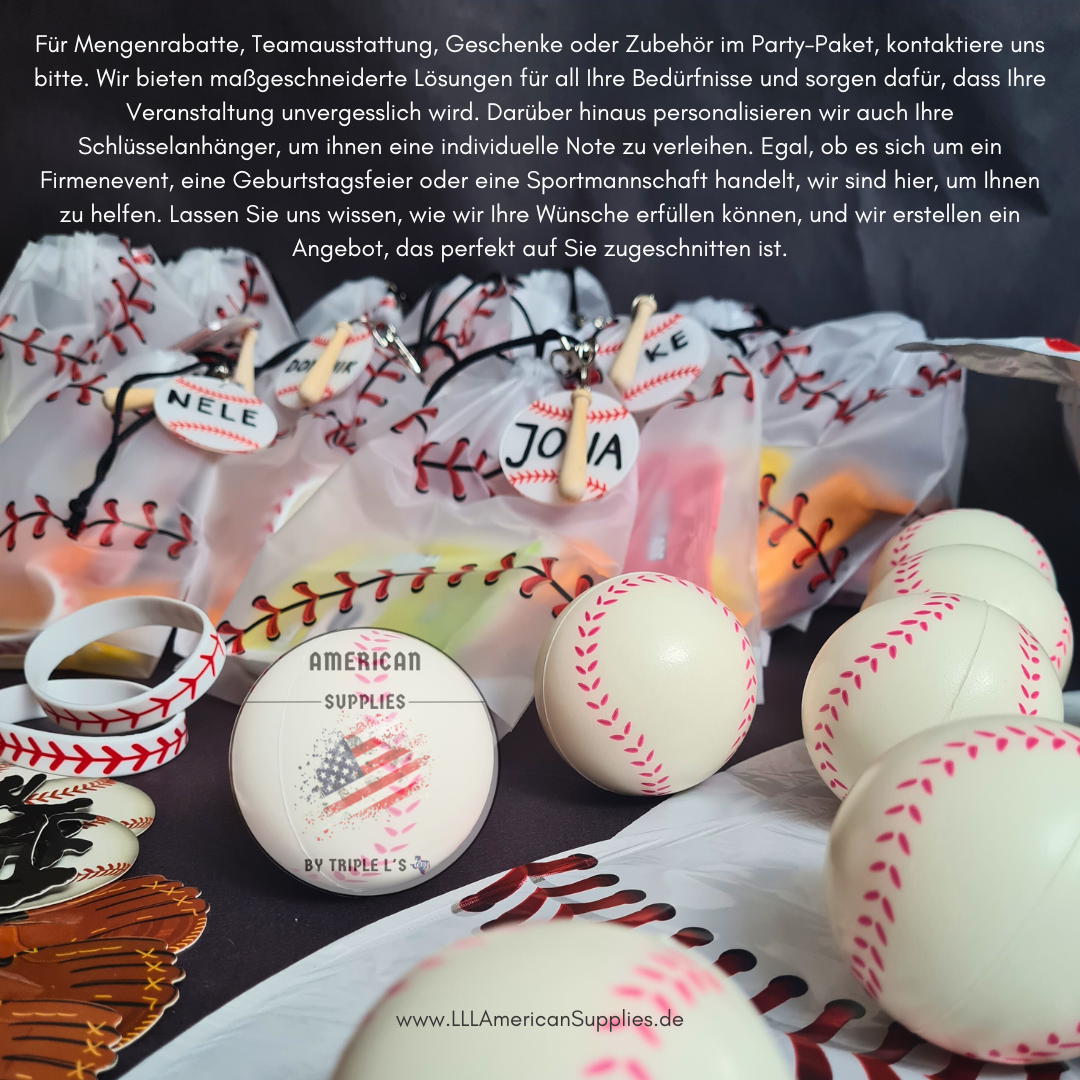 12pcs. Baseball Muffin toppers - Party decoration - Cupcake toppers, Baseball Spieße