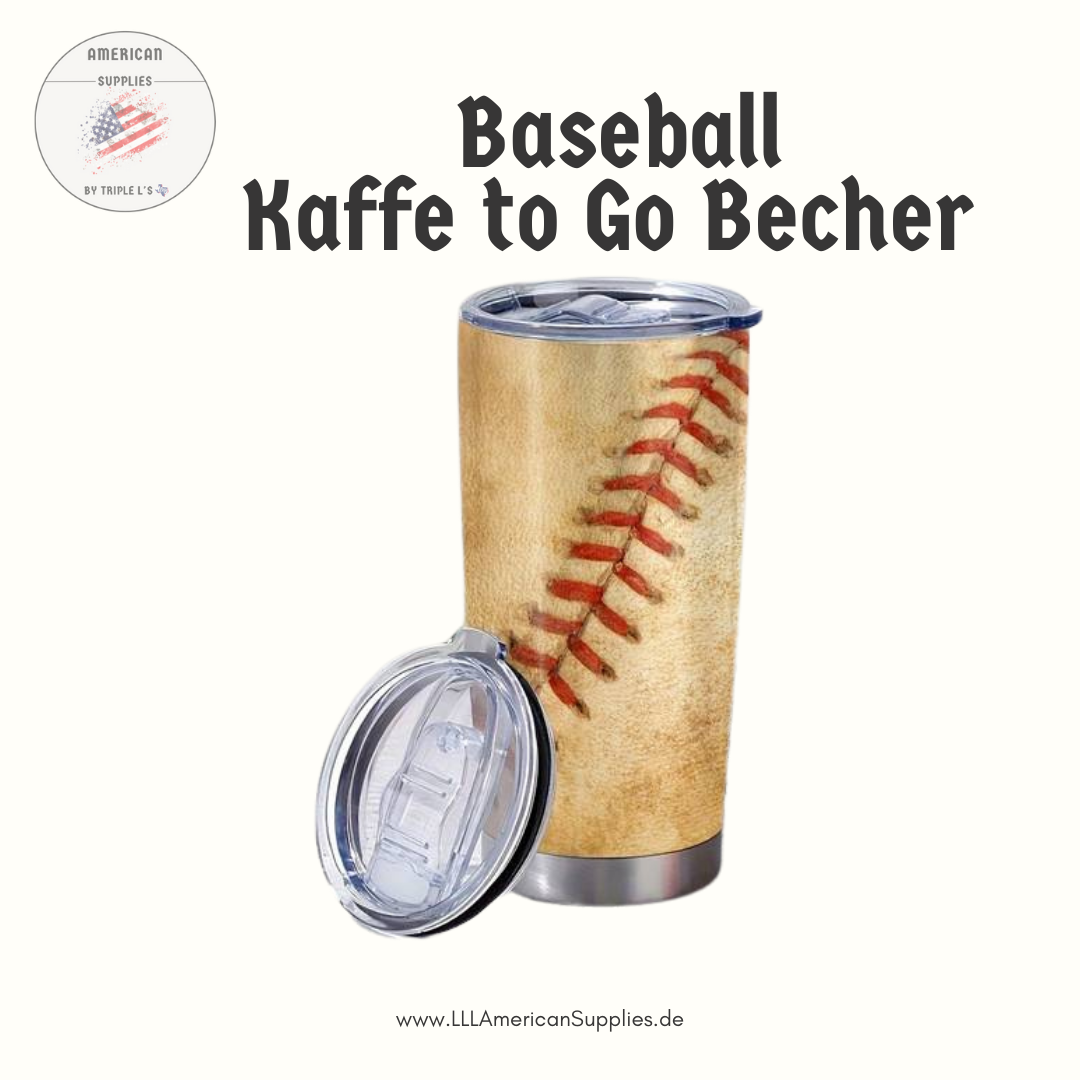 Baseball Thermobecher - Coffe to Go- Isolierbecher