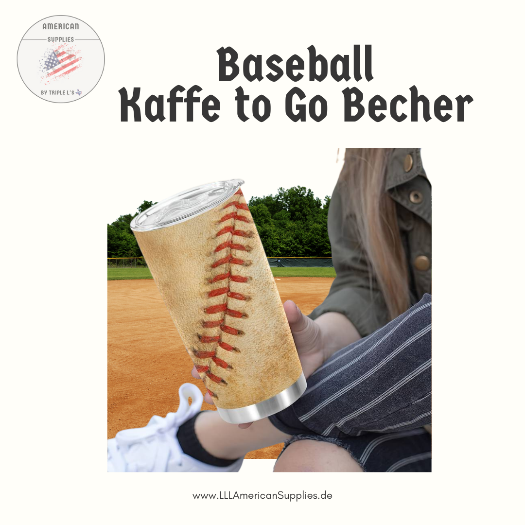 Baseball Thermobecher - Coffe to Go- Isolierbecher