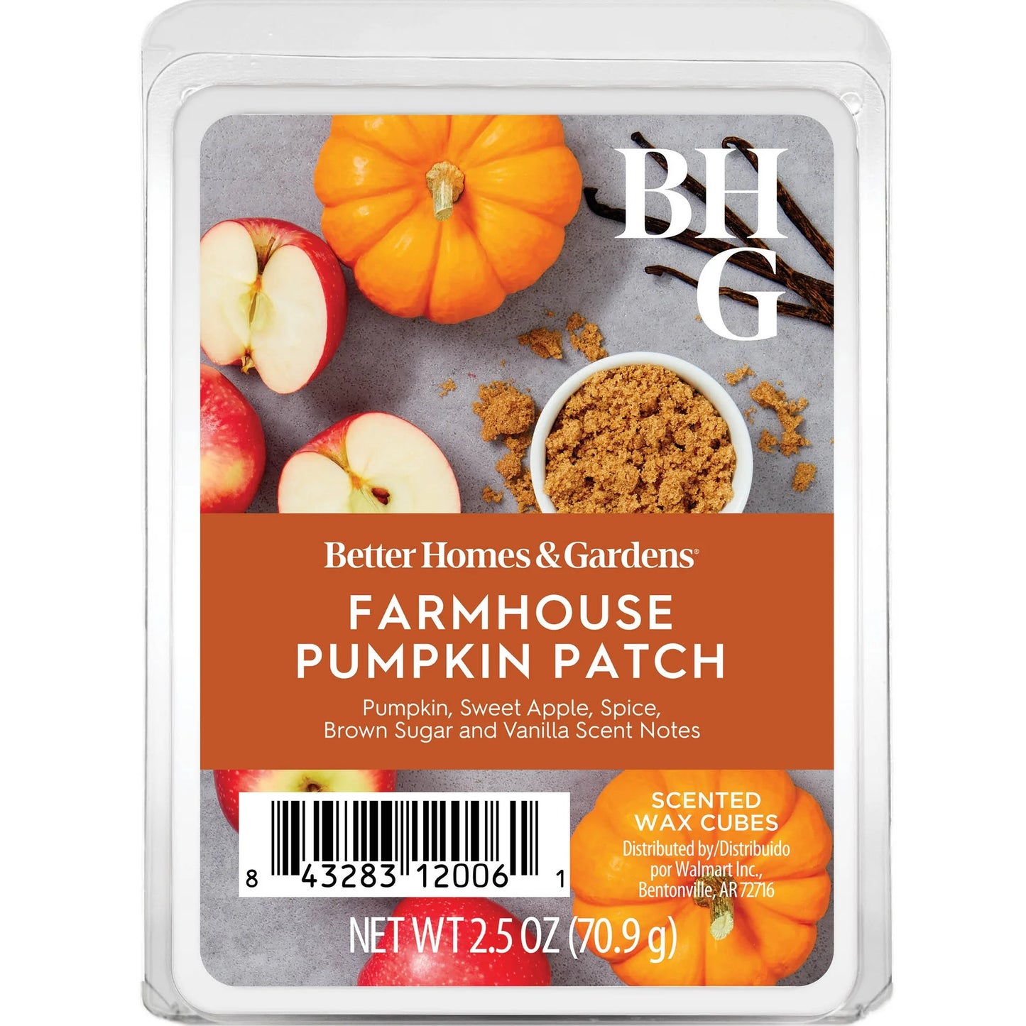 Melt Wax Farmhouse Pumpkin Patch, Duftwachswürfel, scented wax cubes BetterHomes&Gardens