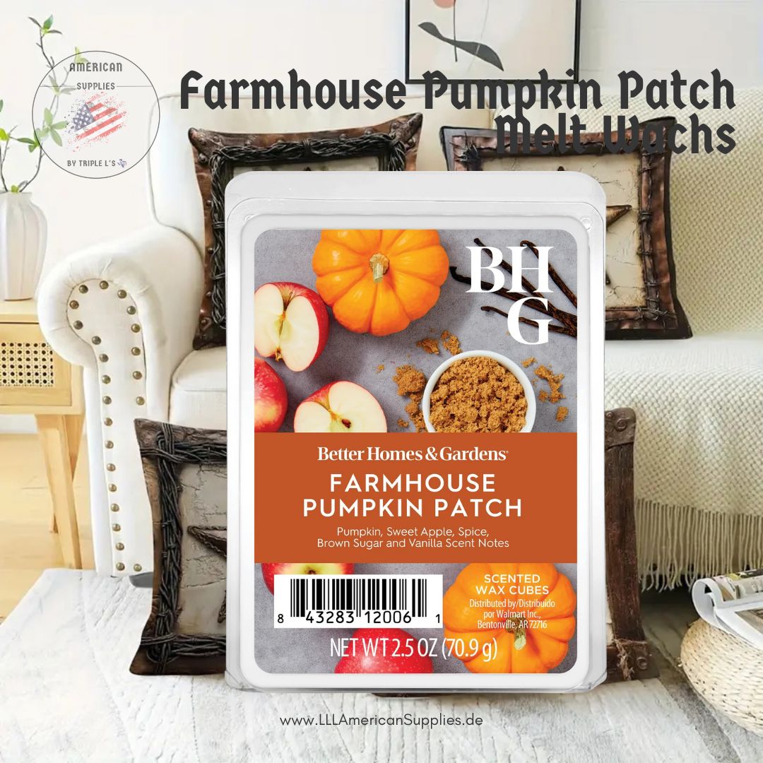 Melt Wax Farmhouse Pumpkin Patch, Duftwachswürfel, scented wax cubes BetterHomes&Gardens