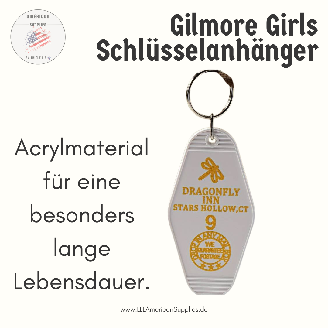Gimlore Girls -Dragonfly Inn- Schlüsselanhänger aus Stars Hollow