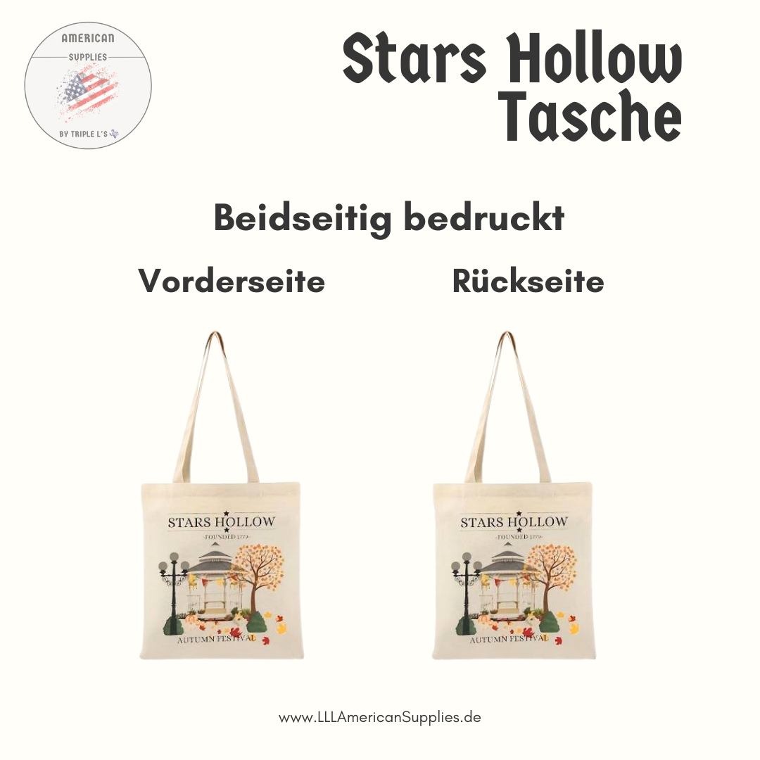 Stars Hollow Tasche, Gilmore Girls Bag -Herbst- Stofftasche Stars Hollow