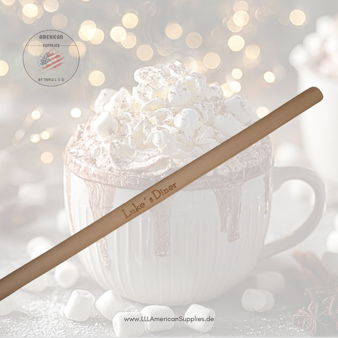 Bambus Strohhalm, Bamboo Drinking Straws – Gilmore Girls Edition (10 Sprüche) Made by Moms