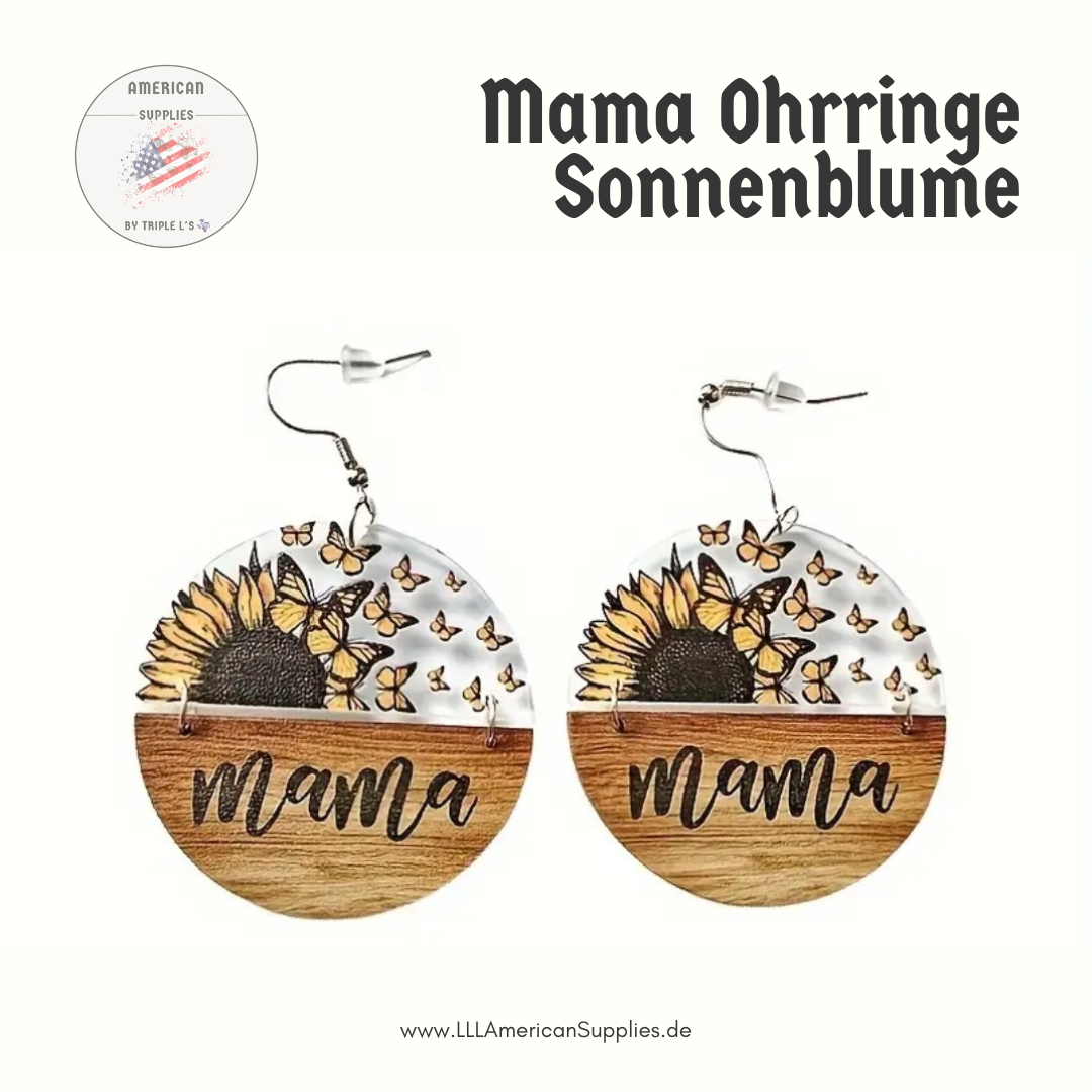 Mama Sonnenblumen Ohrringe