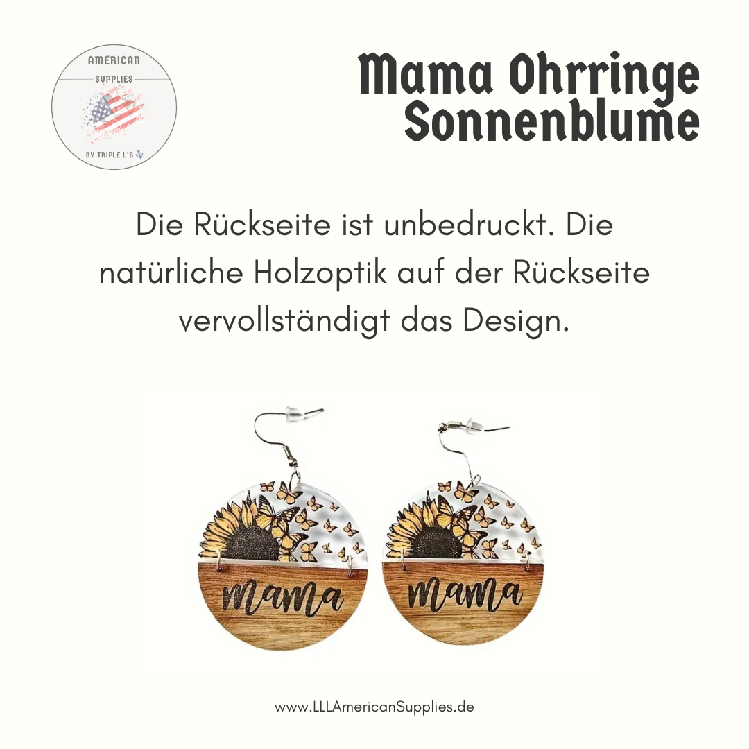 Mama Sonnenblumen Ohrringe