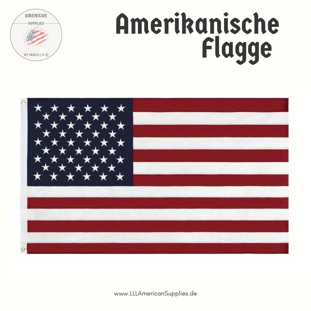 Amerikanische Flagge -US Flag -Polyester- American Flag 91.44 x 152.4 cm