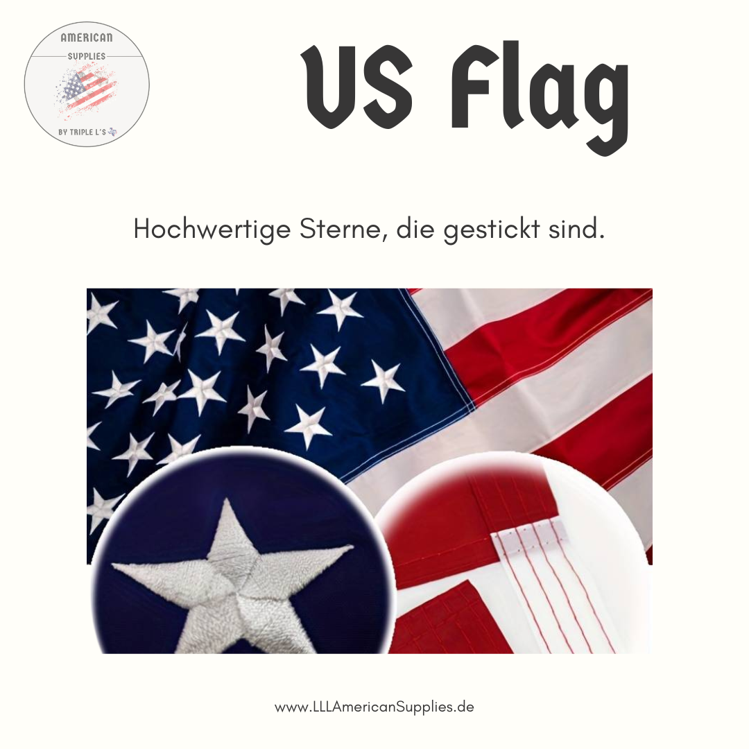 Amerikanische Flagge -US Flag -Polyester- American Flag 91.44 x 152.4 cm