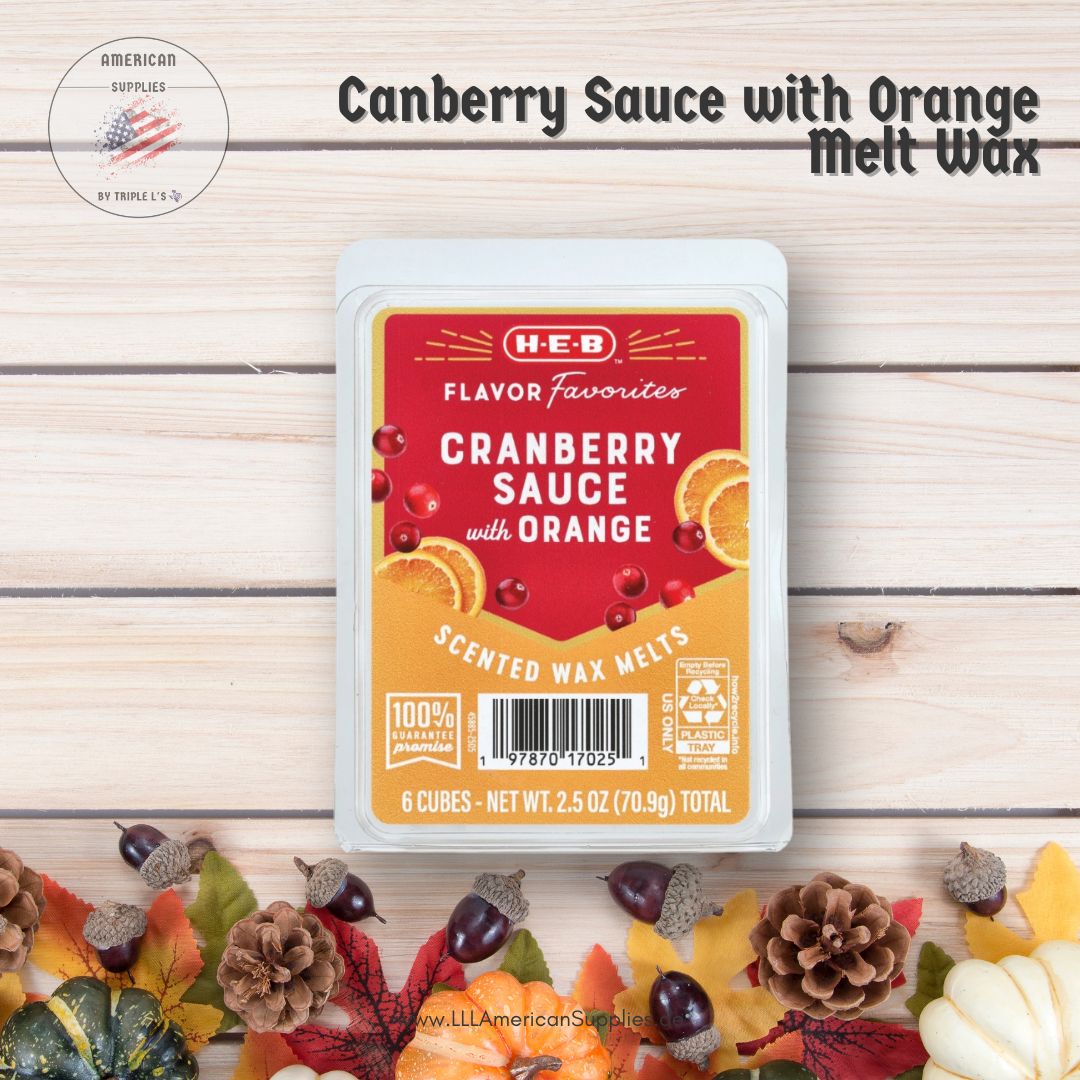 Melt Wax Cranberry Sauce with Orange, Duftwachs