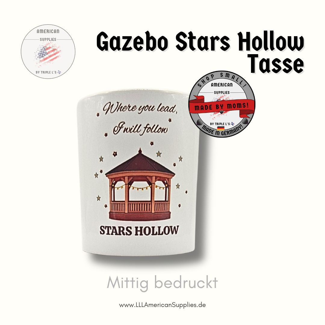B Ware Stars Hollow, Gilmore Girls Tasse -Gazebo- 320ml mittig bedruckt Made by Moms!
