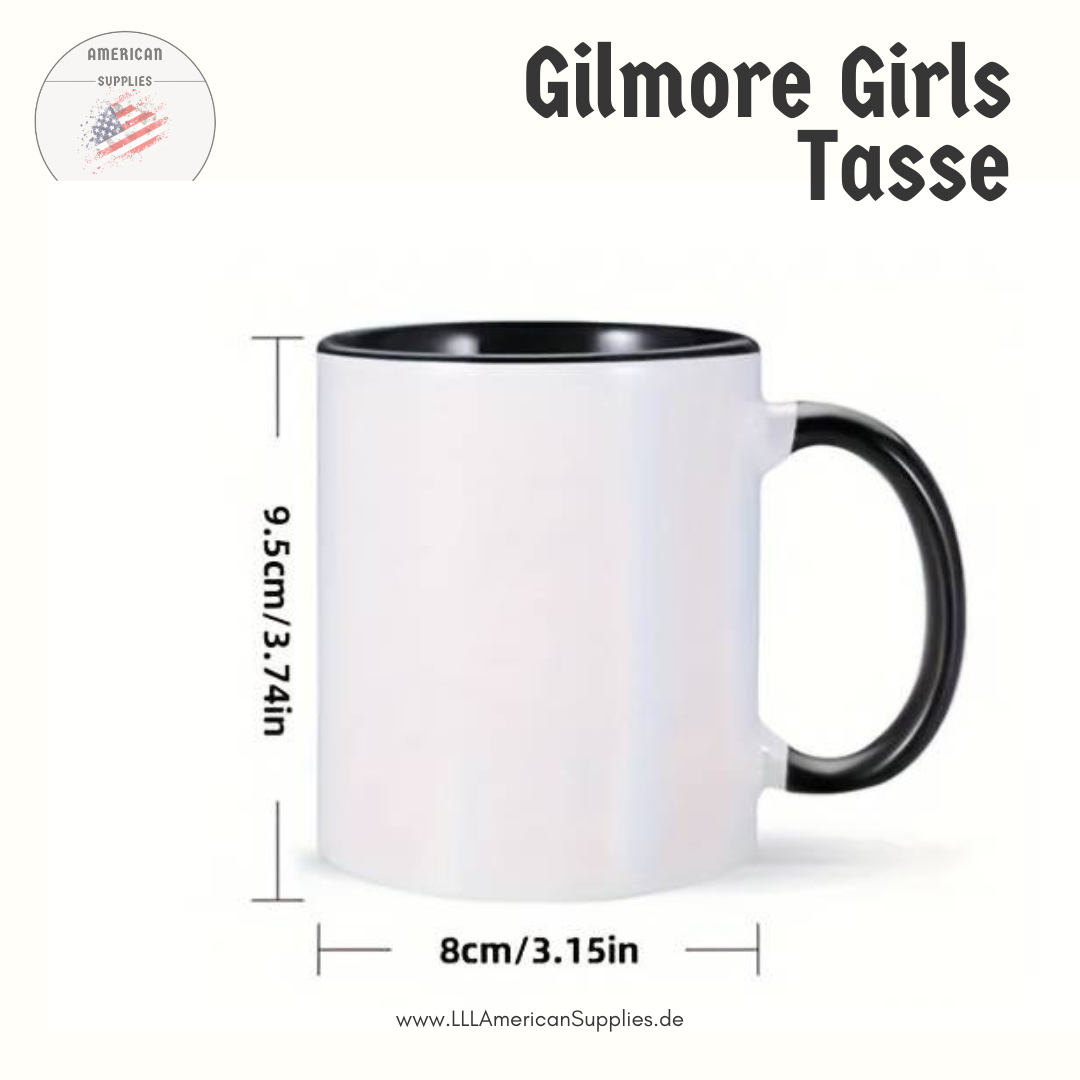 Luke's Diner Tasse -schwarz-, Gilmore Girls Coffee to go Becher -Coffee, Coffee, Coffee- 330ml