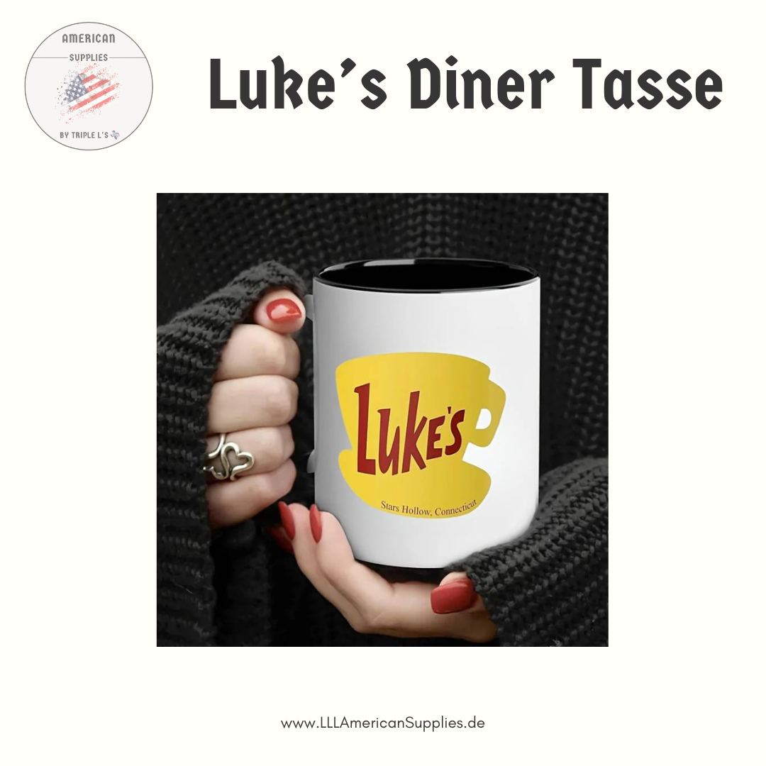 Luke's Diner Tasse -schwarz-, Gilmore Girls Coffee to go Becher -Coffee, Coffee, Coffee- 330ml