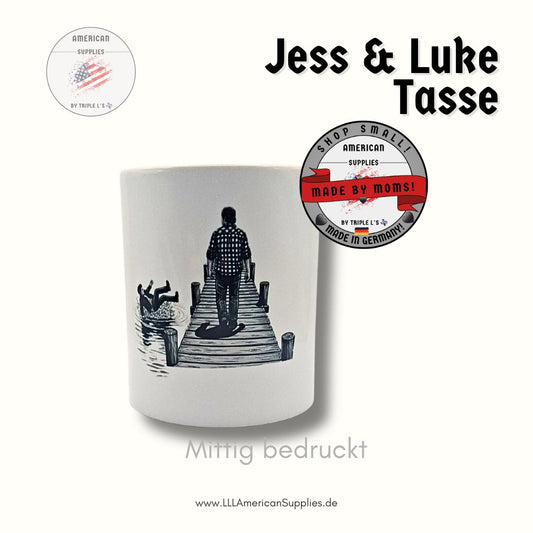 B Ware Jess&Luke, Gilmore Girls Tasse -Seeszene- 320ml mittig bedruckt