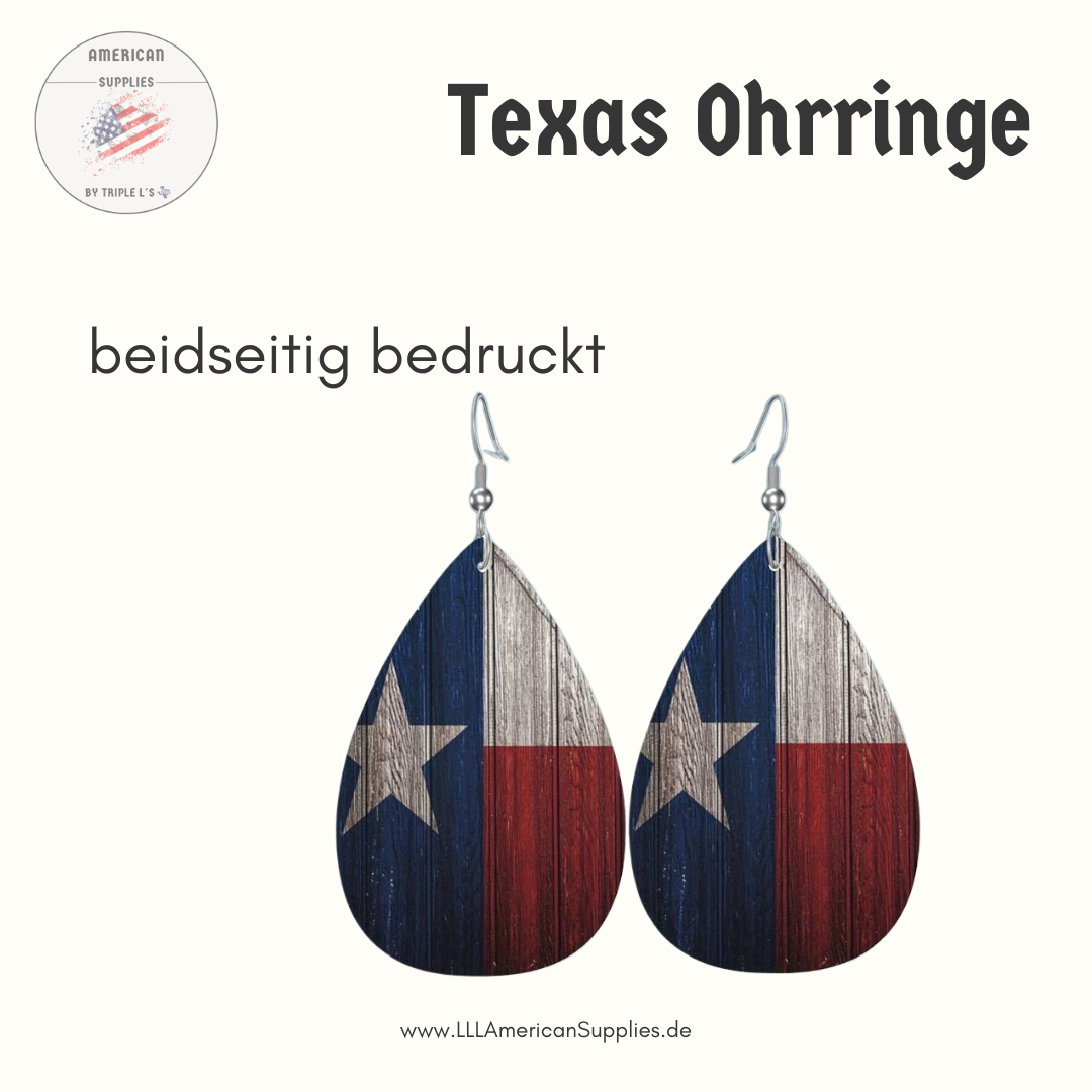 Texas Ohrringe -Texas Flag Earrings-