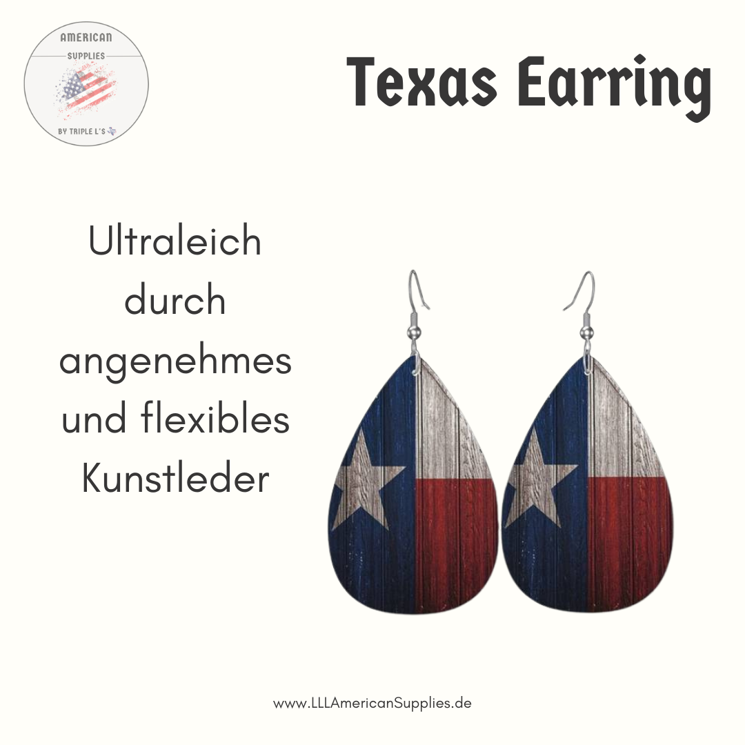 Texas Ohrringe -Texas Flag Earrings-