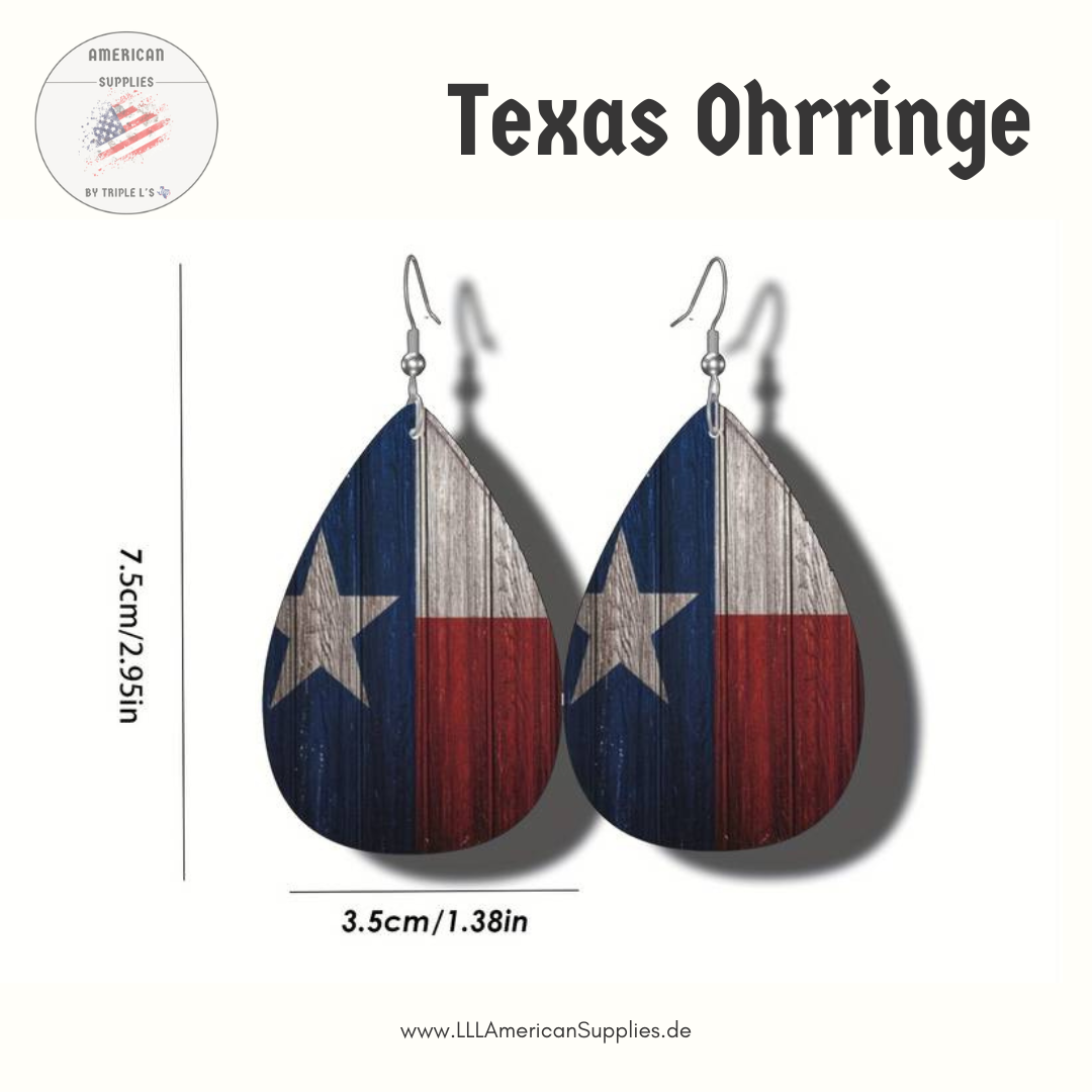 Texas Ohrringe -Texas Flag Earrings-