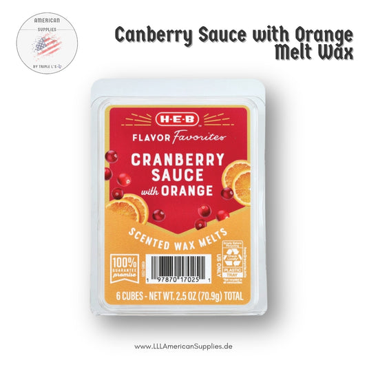 Melt Wax Cranberry Sauce with Orange, Duftwachs