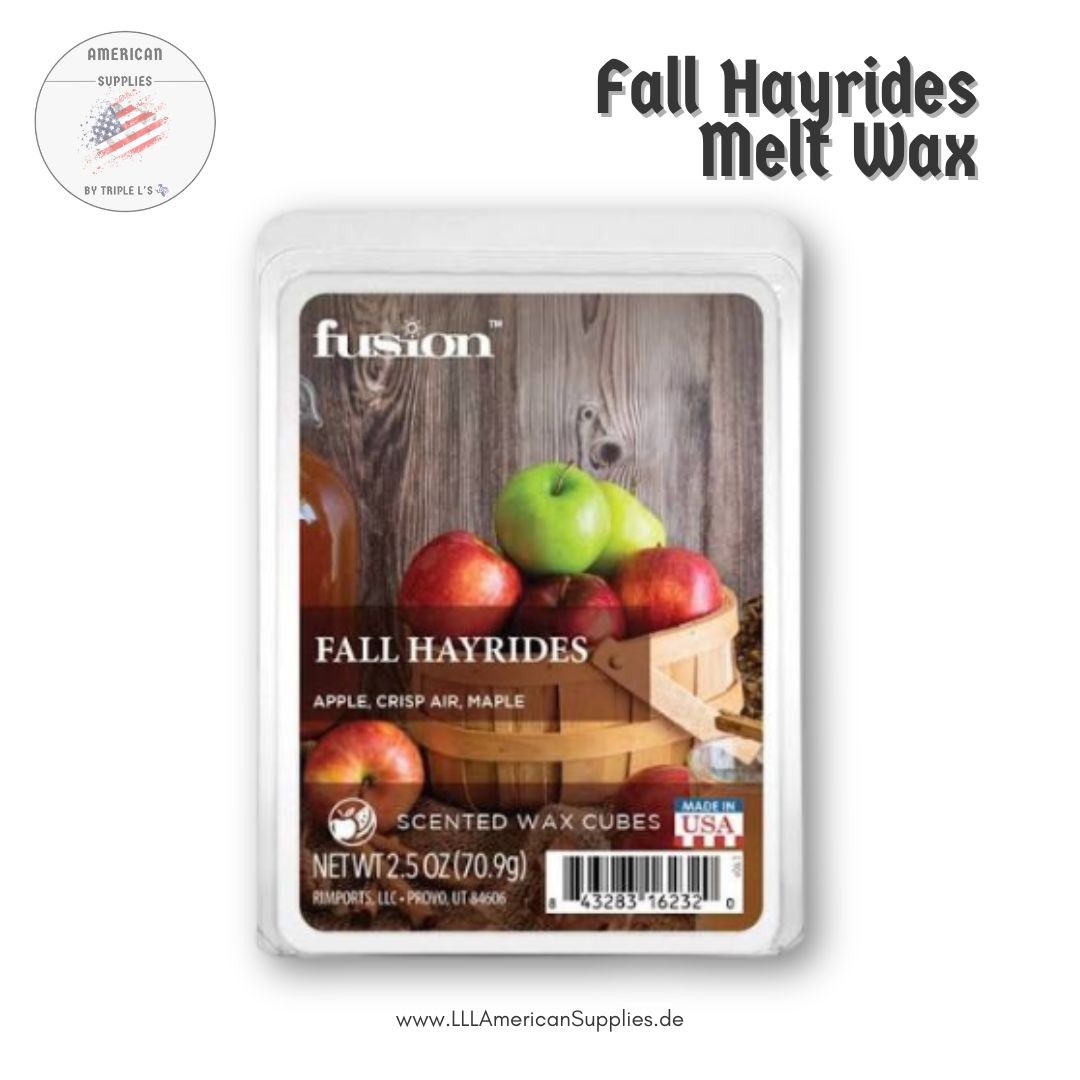 Melt Wax Fall Hayrides, texas fusion, Duftwachswürfel, scented wax cubes