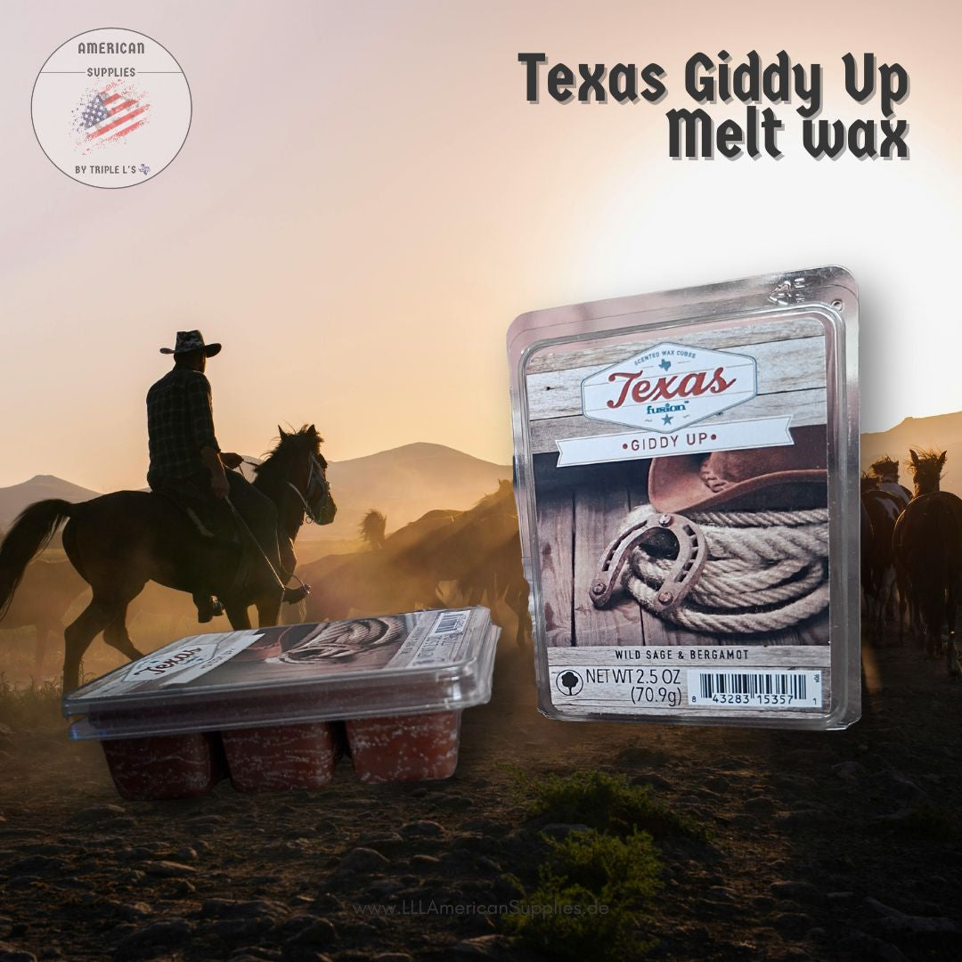 Melt Wax Texas fusion Giddy Up – Duftwachs aus den USA