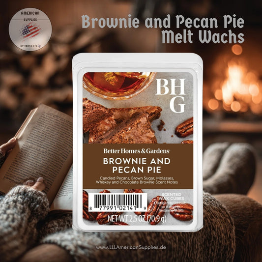 Melt Wachs Brownie and Pecan Pie, Duftwachswürfel, scented wax cubes BetterHomes&Gardens