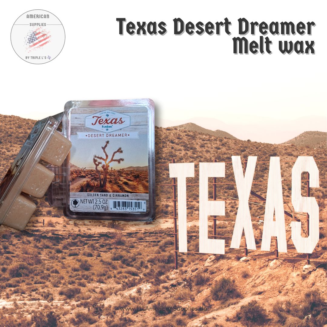 Melt Wax Texas fusion Desert Dreamer – Duftwachs aus den USA (Golden Sand & Cinnamon)