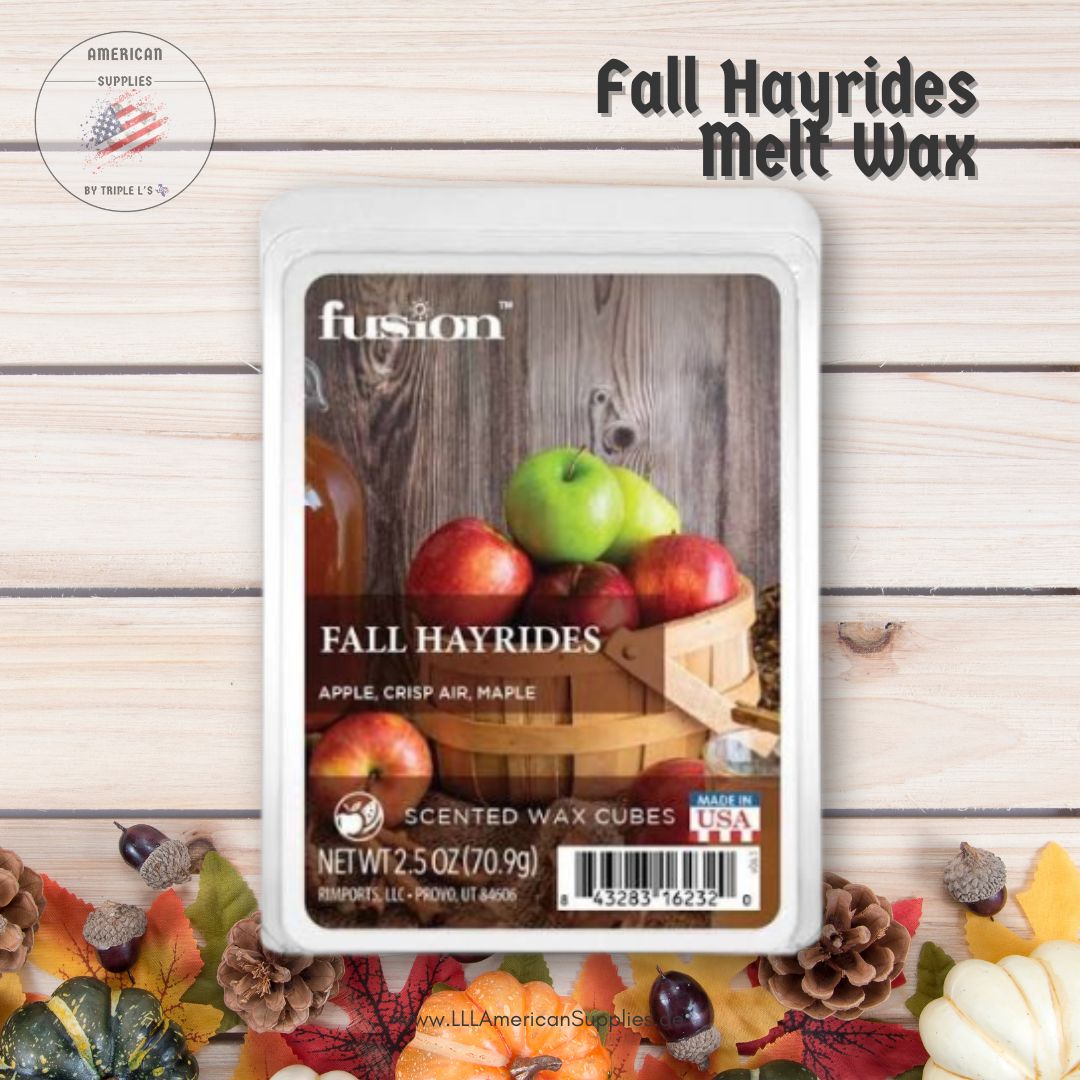 Melt Wax Fall Hayrides, texas fusion, Duftwachswürfel, scented wax cubes